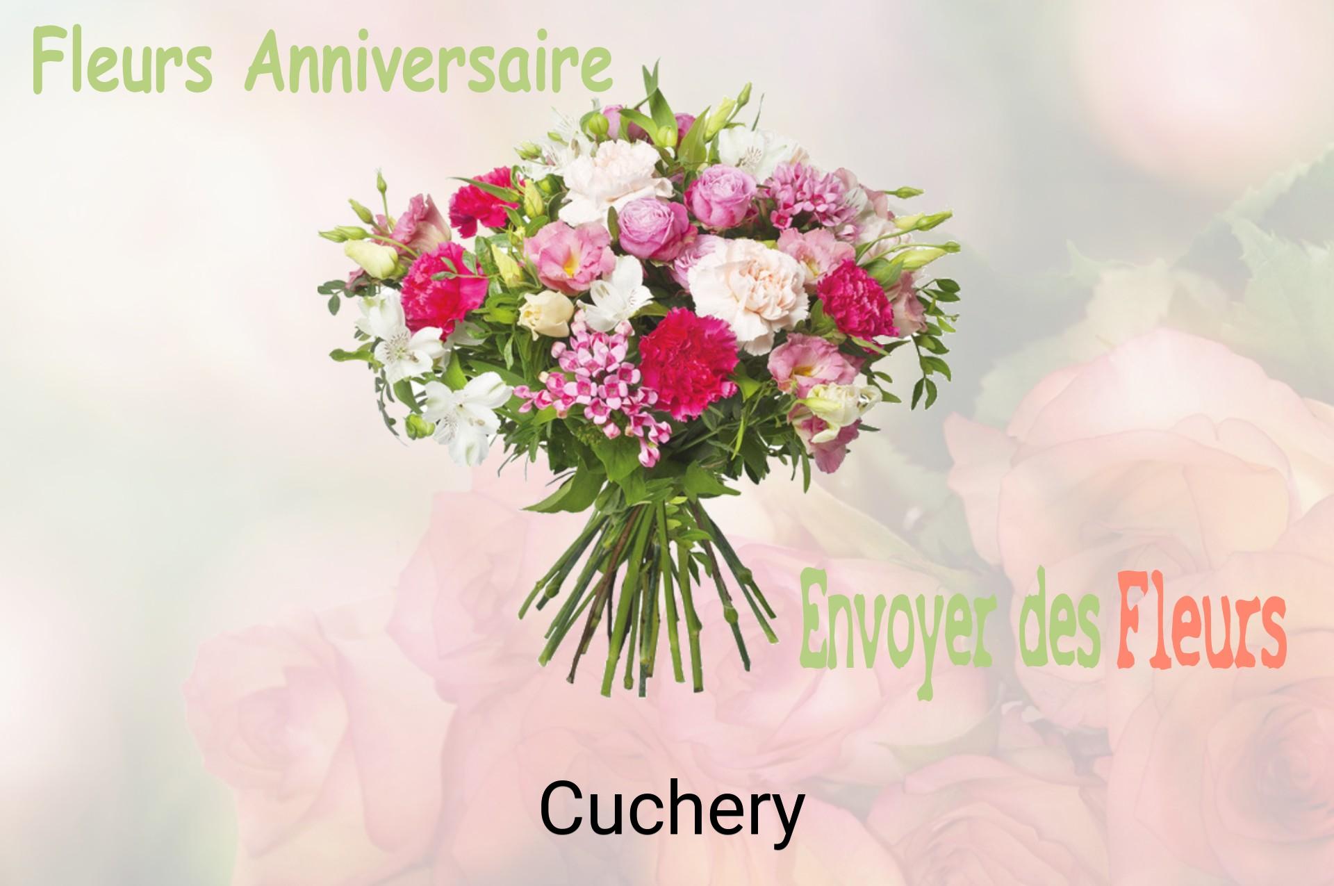 Bouquet de fleurs d’anniversaire livré à Cuchery